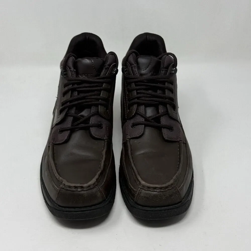 Rockport XCS Chukka Boots Mens 10.5 M Brown Leather Preppy Gorpcore Hiking